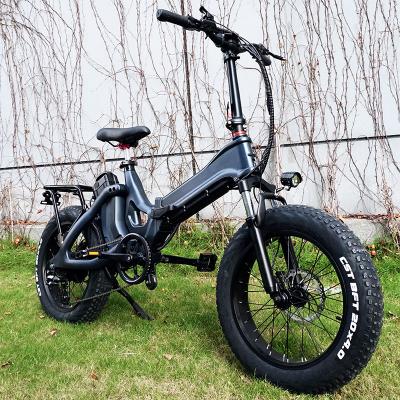 China Aluminum Alloy JI-MOVE OEM/ODM 20inch 4.0 Folding Fat Tire Electric Mountain Bike 750W Shimano City Electric Bicycle eBike for sale