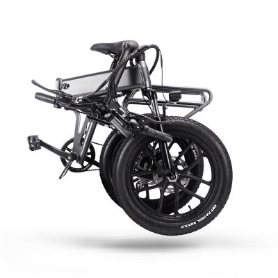 China Aluminum Alloy JI-MOVE 20inch Folding Chasing Foldable Fat Tire 750w Ebike with 20