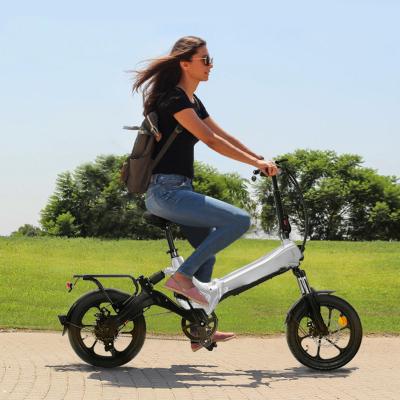 China Cheap Magnesium alloy JIMOVE 12Ah 16inch city delivery electric bicycle 48V 750w folding USA cargo ebike for adult for sale