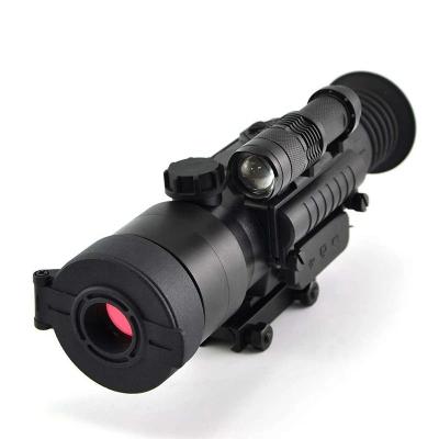 China Magnalium Day Night Vision Shooting Bow Hunting Scope Scopes With Mount Rail 3W Powerful Infrared Flashlight for sale