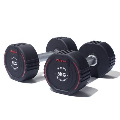 China Free Dumbbell Fitness Weights TPU Round Dumbbell Gym Dumbbell Set for sale