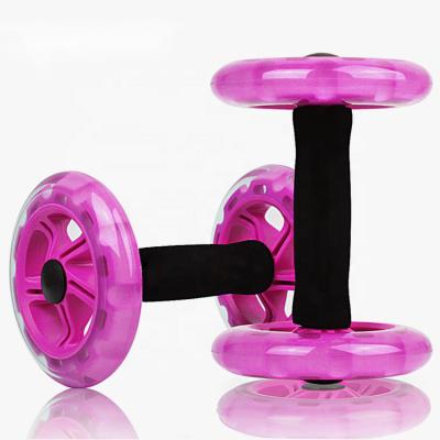 China Workout Universal Abdominal Exercise Toning Double Arm Exerciser Ab Back And Roller Wheel for sale