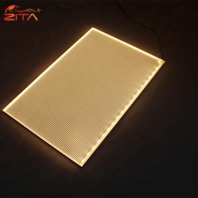 China High Lumens Energy Saving 700*500mm LED Panel Light Acrylic Sheet For LED Panel Light LED Shelf Board for sale