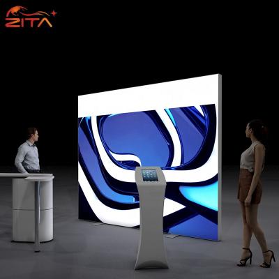 China Energy Saving 2m*1m High Lumens High Lumens LED Frameless Edgelit Light Box For Trade Show Booths for sale