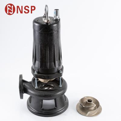 China Sewage Pump Spiral Chopping Submersible Sewage Pumps for sale