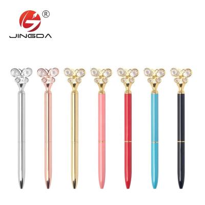 China Promotional Wholesale Metal Crystal Pen Pen Factory Crystal Pen For Promotional Gifts for sale