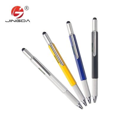 China office & School Cool Pen Best Quality Metal Stylus Pen 4 in 1 Tool Multifunctional Ballpoint Pen for sale