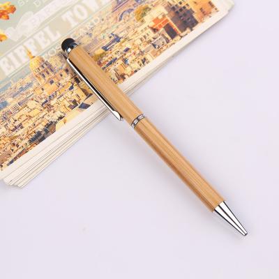 China Promotional Pen Jingda Brand Wholesale Carved Wooden Active Stylus Pen With 2 In 1 Promotional Gift Wooden Pen for sale