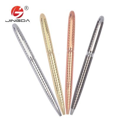 China Promotional Pen Gold Rose Gold Silver Color Engraved Designs Pen In Stock for sale