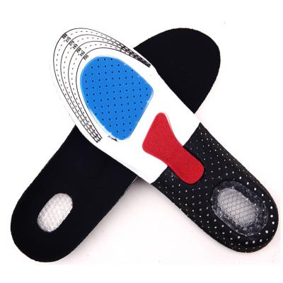 China Insole Stretch Orthotic Sports Silicone Gel Insole Running Insert Cushion For Shoe Running Rise Insole for sale