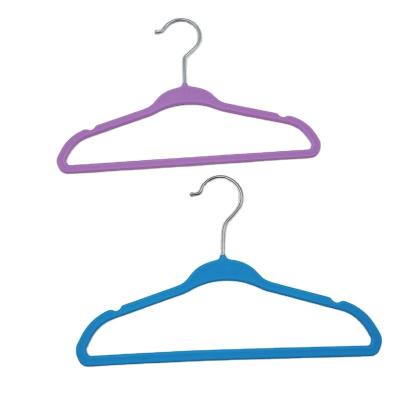 China 300 Pieces Eco-friendly Material 1 Carton In Stock Small Clothes Hanger Mini Clothes Hanger Colorful White Cute Baby Clothes Hanger for sale