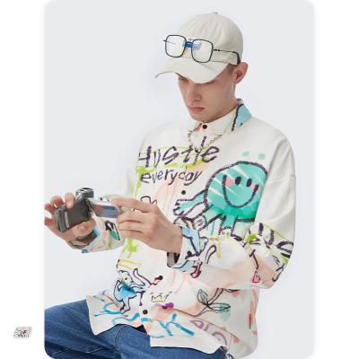 China Anti-pilling on sale men's unisex shirts Digital printing oversized shirts Beijing 2022 men's shirts for sale