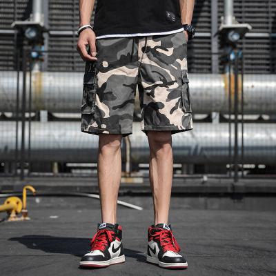 China 2022 Summer Casual Mid Waist Drawstring Cotton Pocket QUICK DRY Men's Biker Shorts Loose Set Summer Shorts for sale