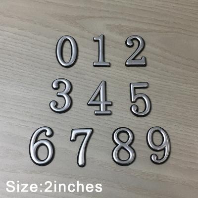 China New Modern Designs ABS Material Hot Selling Wholesale Modern House Door Number for sale