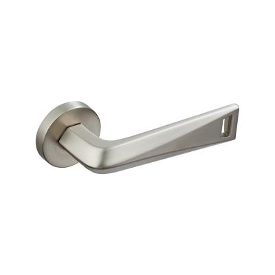 China Modern Luxury Home Door Hardware Zamak Iron Single Door Lockset Lever Handle On Pink for sale