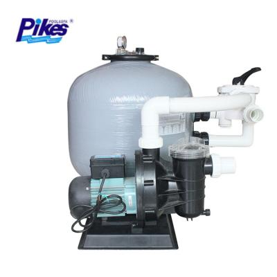 China Swimming Pool Fiberglass Material Water Pump Filtration Swimming Pool Filter Combo Sand Filter 620x620x680mm for sale