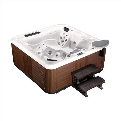 China Good To Look Good 5 Person High Quality Freestanding Outdoor Massage Hot Tub for sale