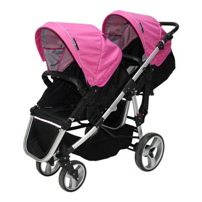 China High Quality Maternal And Infant Travel Lightweight Pink Supplies Baby Stroller Landscape Twin Pram High For Twins for sale