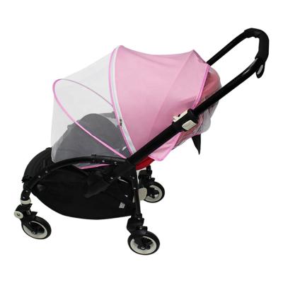 China Factory Baby Carriage Accessories Elastic Stable Mosquito Repellent Mesh Tent Full Cover Mosquito Net UV Proof Net For Baby Stroller for sale