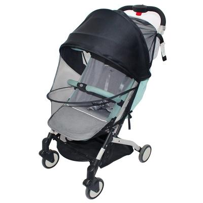 China Good Quality Anti-mosquito Universal Summer Landscape Encryption Sun Protection Baby Stroller Breathable High Mosquito Net for sale