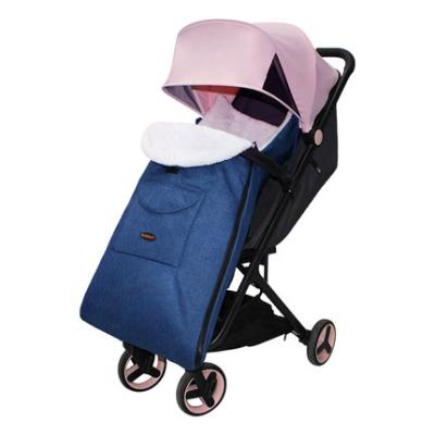 China China Manufacturer Breathable Good Design Windproof Cozy With Hat Storage Bag Foot Cover Footmuff Baby Pram Sleeping Bag for sale