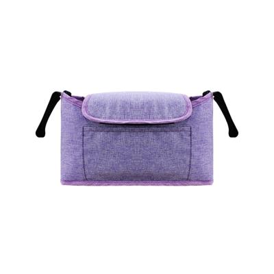 China Messenger Bags Fashion Foldable Custom Travel Storage Purple Large Backpack Diaper Bag Convertible Small Baby for sale