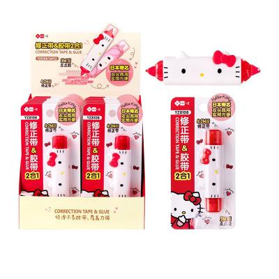 China Interesting Cartoon Price Type New - 2 in 1Creative Learning Stationery Correction Tape for sale