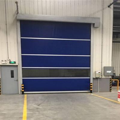 China Automatic Industrial PVC Fabric High Speed ​​Rapid Rise Roll Up Doors For Clean Rooms Or Warehouse for sale