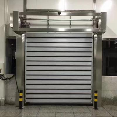 China Industrial Automatic Aluminum Roller Shutter Fast Rolling Spiral Door for sale