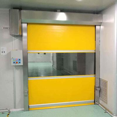 China PVC Industrial Automatic Vertical Curtain Roller Door High Speed ​​Roller Shutter Door for sale