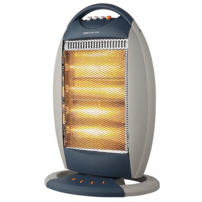 China Hotel Heat Portable Small Halogen Extended Heating Even Electric Heaters for sale