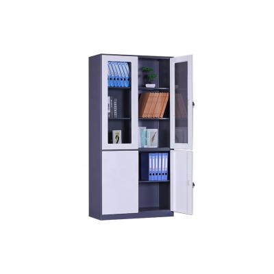 China Luoyang Foldable Steel Furniture Assemble Metal Filing Cabinet 4 Door Iron Closet for sale