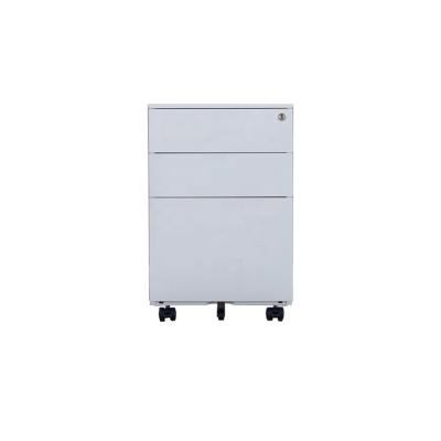 China 3 Drawer Steel Movable Pedestal Suspension Furniture Filing Cabinet Steel Office File Cabinet for sale