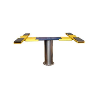 China Fully Hard Chrome H-Shaped Hydraulic Single Post Car Lift for sale