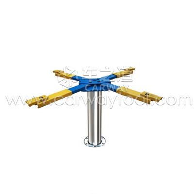 China Fully Hard Chrome Single Hydraulic X-Shaped Post Car Lift for sale