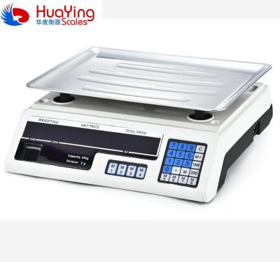 China Hot Return Style 40Kg Good Calculation Price Weigh Table Balance Scale 33.6*23.2cm for sale