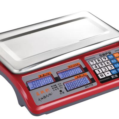 China Price 40kg Electronic Computing Scale 33.5*24.5cm for sale