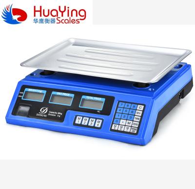 China Hot Sale Good Feedback Weighing Digital Balance 40kg 33.6*23.2cm for sale