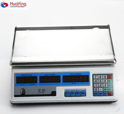 China Price 40kg Electronic Computing Scale 33.5*24.5cm for sale