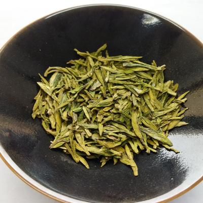 China Chinese loose leaf top quality spring tea dragon tea long well tea jing green tea leaves with certified organic for sale