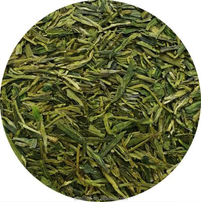 China Longjing Loose Western Tea Lake Dragon Well Organic Green Tea 3rd Grade for sale