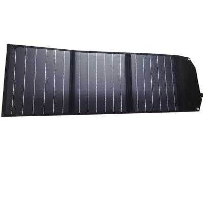 China Portable Folding Folding Solar Panel 300w Polyester PVC Waterproof Fabric Power Generation For Travel Battery Power for sale