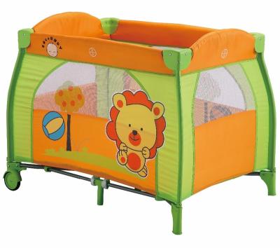 China Modern Children's Comfort And Safety Child Fence Travel Bed Cot Baby Playpen for sale