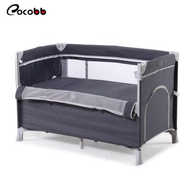 China Modern Foldable Crib baby bedside crib And Furniture Set Baby Cot baby crib bed for sale