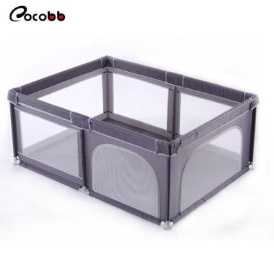 China Large Plastic Baby Playpen Safety Indoor Safety Toy Fence For Bed for sale