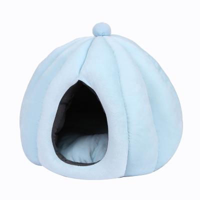 China CHENXU Winter Deep Sleep Comfort Pet Stored Warm Basket Bed House For Indoor Cozy Little Mat Accessories For Small Dog Kitten for sale