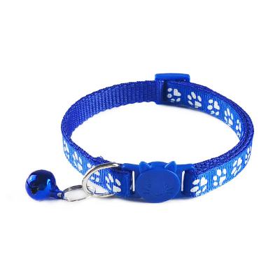 China CHENXU Thoughtful Paw Collars For Dog Cat Adjustable With Bell Charm Collar Necklace On Small Dogs Hot Sale for sale