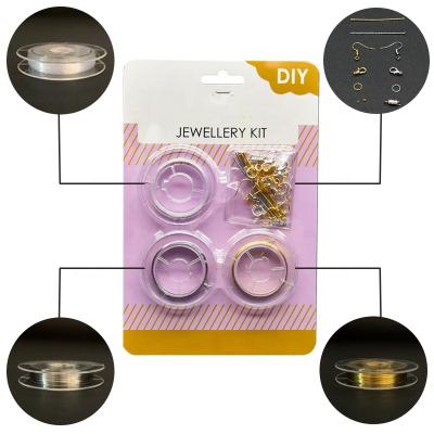 China Diversity Plated Nickel Free Environmental Handmade Accessories Metal Wires Classic Gold Silver DIY Jewelry Making Set for sale