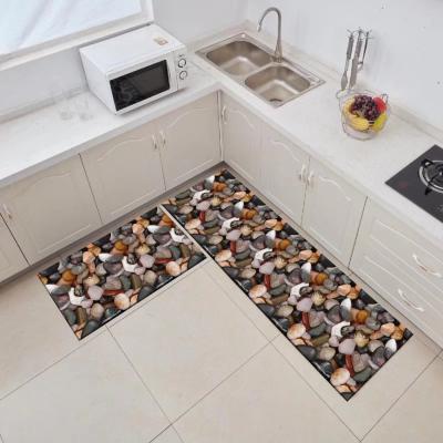 China New design washable luxuary sublimation kitchen rug covers for sale