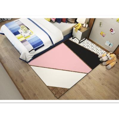 China Anti-Slip Machine Washable Custom Modern Rug For Living Room for sale